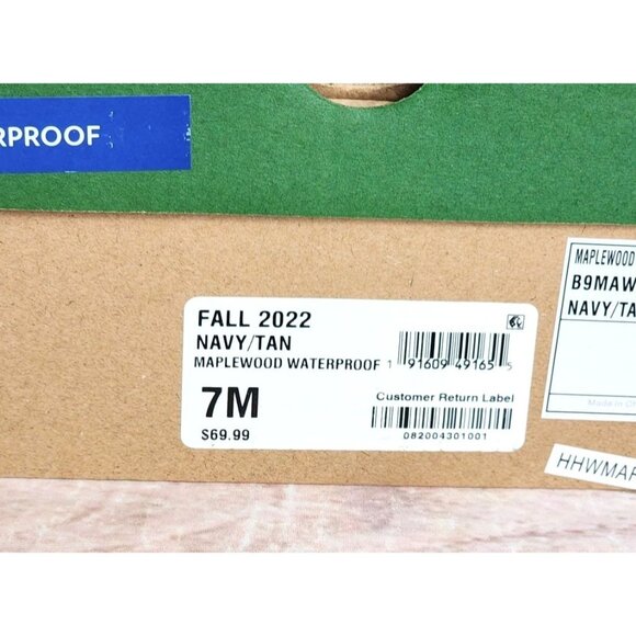 Fall 2022 Navy/Tan Maplewood Waterproof JBU By Jambu Women’s Boots 7M EUR 37 - Picture 11 of 14